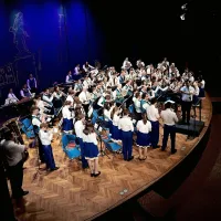 Koprski in marežganski godbeniki navdu&scaron;ili v Portorožu