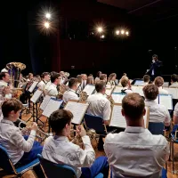 Koprski in marežganski godbeniki navdu&scaron;ili v Portorožu