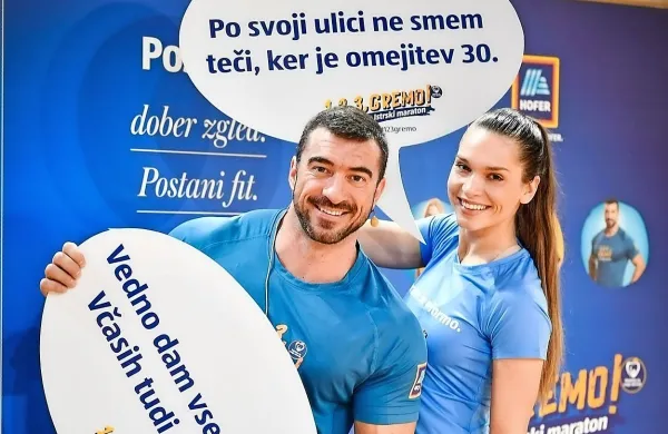 Cilj programa je, da 10 kilometrov trase na HOFER rekreativnem 
teku premagamo z nasmehom.