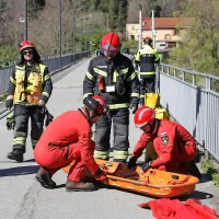 Na vaji so sodelovali prostovoljni gasilci iz Šempetra pri Gorici, Nove Gorice in Kanala  ter gasilci 
novogoriške poklicne enote. 