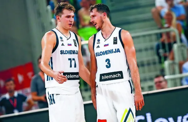 Luka Dončić in Goran Dragić