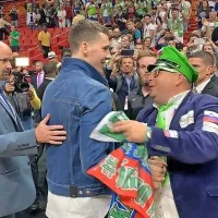 Goran Dragić z navijači