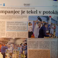Košarkarjem Splošne plovbe Portorož se je uspelo uvrstiti v prvo 
ligo.