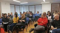 Udeleženci konference o preventivnem delu z mladimi so si 
izmenjali poučne informacije. 