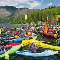 Balkan Rivers Tour na Bohinjskem jezeru

