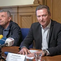 Stojan Belšak (desno) in Peter Horvat