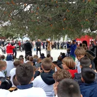 Jan Oblak je razveselil najmlaj&scaron;e na Debelem rtiču