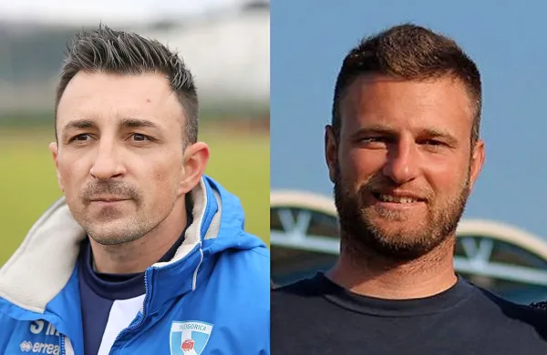 Namesto Nermina Bašića (levo) bo Gorico jutri poskušal popeljati 
do zmage v  dvoboju s  Krškim Saša Kolman (desno).