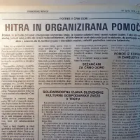 Primorci so se hitro odzvali in z zbiranjem prispevkov in materiala priskočili na pomoč prizadetim v potresu v Črni gori. 