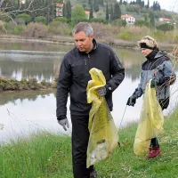 V Strunjanu je za poln zabojnik manj odpadkov