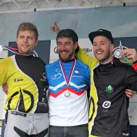 Najboljši v štiri krosu - Matija Stupar, Urban Rotnik in Jani Volk 