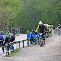 Otroci so najbolj uživali na progi z grbinami.