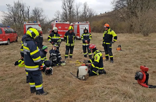 Na Postojnskem se je  minuli konec tedna s slovenskimi kolegi urilo tudi 130 avstrijskih gasilcev.