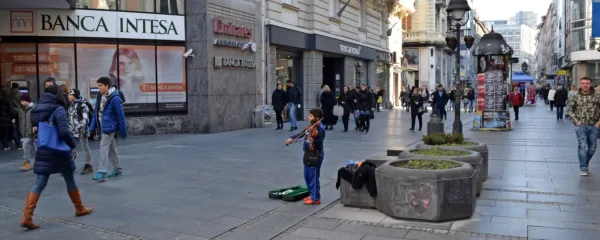 Prestolnice Zahodnega Balkana - na fotografiji je Beograd - so videti podobno kot mesta v zahodni Evropi. 