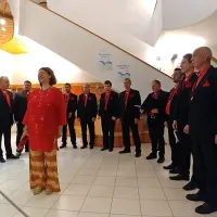 Od abrahama so se pevci poslovili v Trenti