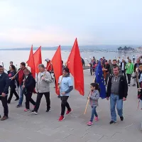 Pohod z baklami in kres na Markovcu