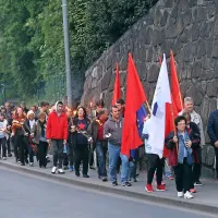 Pohod z baklami in kres na Markovcu