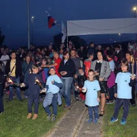 Pohod z baklami in kres na Markovcu