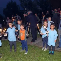Pohod z baklami in kres na Markovcu