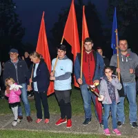 Pohod z baklami in kres na Markovcu