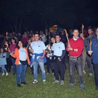 Pohod z baklami in kres na Markovcu