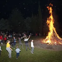 Pohod z baklami in kres na Markovcu
