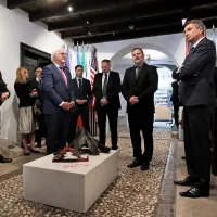 Steinmeier za zaključek obiska v Posočju