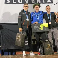 Najboljši na teku na 50 km:   Matic Čačulovič, Marko Tratnik in 
Missud Bastien