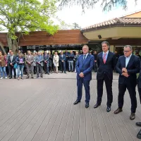 Z desne: Borut Jamnik, izolski župan Danilo Markočič, Borut Simonič in Zdravko Počivalšek.   