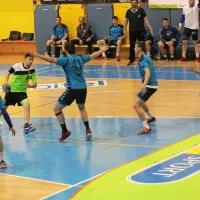 Med najboljšimi v ajdovskih vrstah je bil Matija Velikonja (z 
žogo).