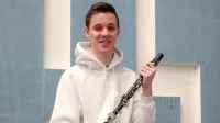 Luka Vovk je h klarinetu prišel po naključju, a z njim žanje  
uspehe.