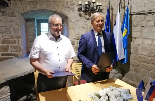Župan Emil Rojc in minister Karl Erjavec