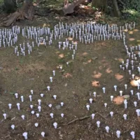 Uničena instalacija na gradu Kromberk ostaja kot opomin