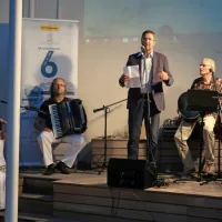 Pozdravni nagovor Franca Jurija, direktorja Pomorskega muzeja 
Sergej Mašera Piran 