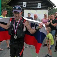 V Podbrdu so  svojega krajana, srebrnega na najdaljši progi, 
Martina Štendlerja, slavili kot zlatega.