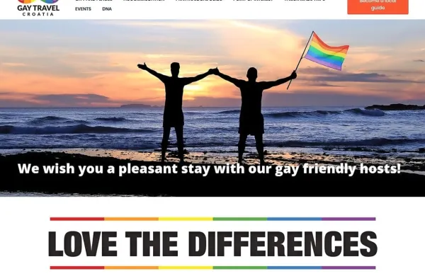 Na Hrvaškem je začel delovati prvi spletni portal za homoseksualne turiste gaytravelcroatia.net.
