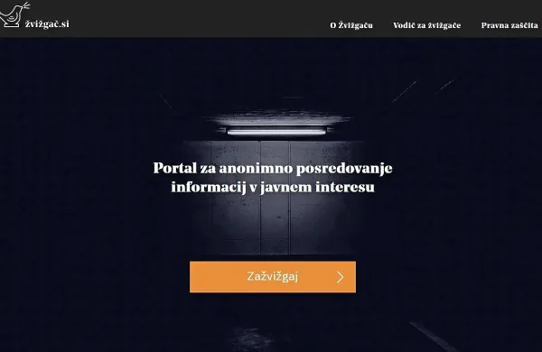 Zaživel je prvi portal za anonimno žvižgaštvo pri nas Žvižgač.si. 
Portal žvižgačem zagotavlja najvišjo varnost pri zaščiti posredovanja informacij in dokumentov v javnem interesu.