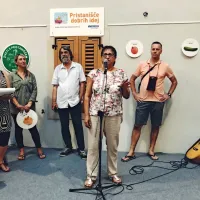   O najlepšem vrtu so odločali glasovi strokovne komisije (na 
fotografiji) in obiskovalcev.
