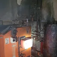 Zagorelo je pri napravi centralne kurjave.