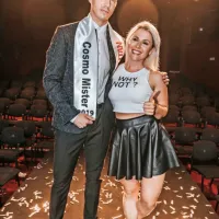 Sara Rutar je tokrat spodbujala Elvisa Kudiča na lepotni brvi.