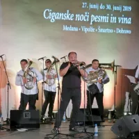 Pred vilo Vipolže je nastopil tudi trobilni Bojan Ristić Brass Band iz Srbije, trikratni zmagovalec festivala v Guči.  