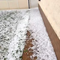 Na Krasu je klestila toča