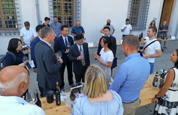 Kitajsko delegacijo so gostili tudi v Vili Vipolže.