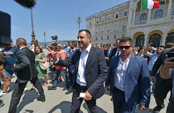 Matteo Salvini v Trstu