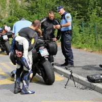 Motoristi v Posočju pod drobnogledom policistov