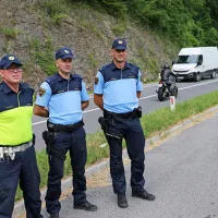 Motoristi v Posočju pod drobnogledom policistov