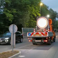 Uvoz na hitro cesto je bil zaradi incidenta zaprt.