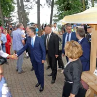   Festival narodnozabavne glasbe v Števerjanu si je ogledal tudi 
predsednik slovenske vlade Marjan Šarec.