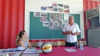 Alojz Gec, nekdanji dolgoletni predsednik Športnega društva 
Katarina, in njegova hčerka Karmen Gec, sedanja predsednica, sta  
nanizala bogato zgodovino društva.