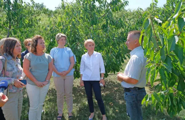 Ministrica je sadjarjem obljubila pomoč pri preventivi